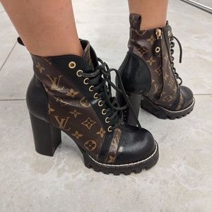 Louis Vuitton Brown Star Trail Ankle Boots/Booties